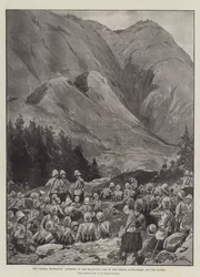 Die Chitral-Expedition, Erstürmung des Malakand-Passes durch die Gordon Highlanders und die Guides
